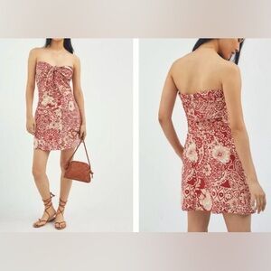 Anthro button down tube dress